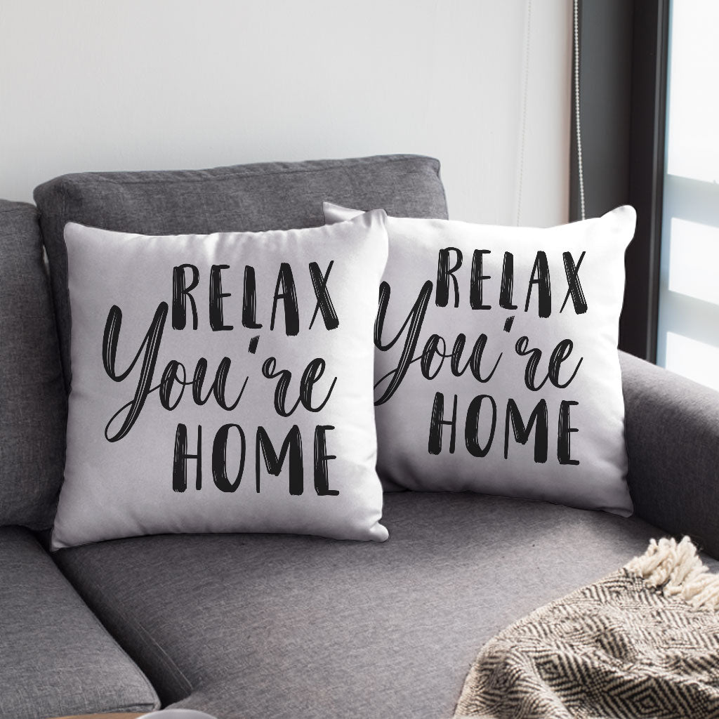 Relax Square Pillow Cases - Best Design Pillow Covers - Printed Pillowcases