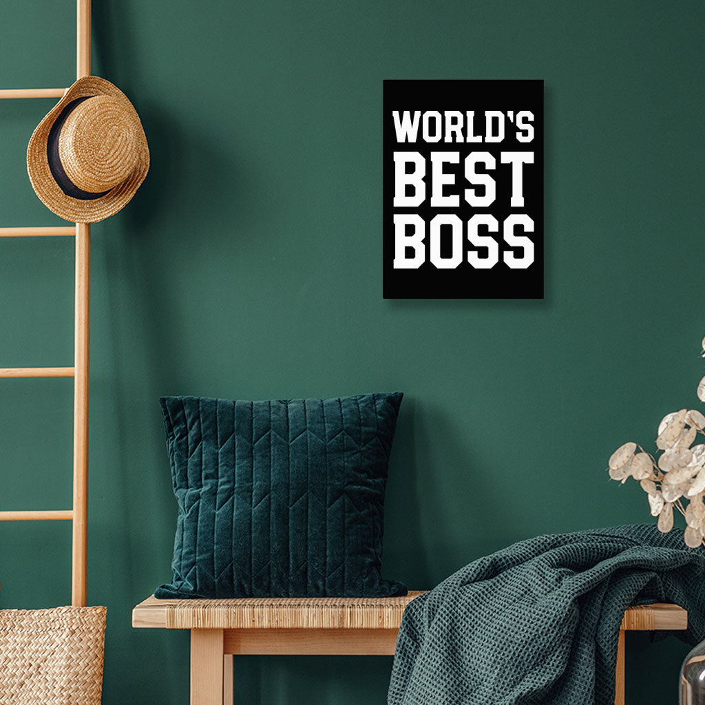 Boss Wall Picture - Gift Stretched Canvas - Cool Wall Art