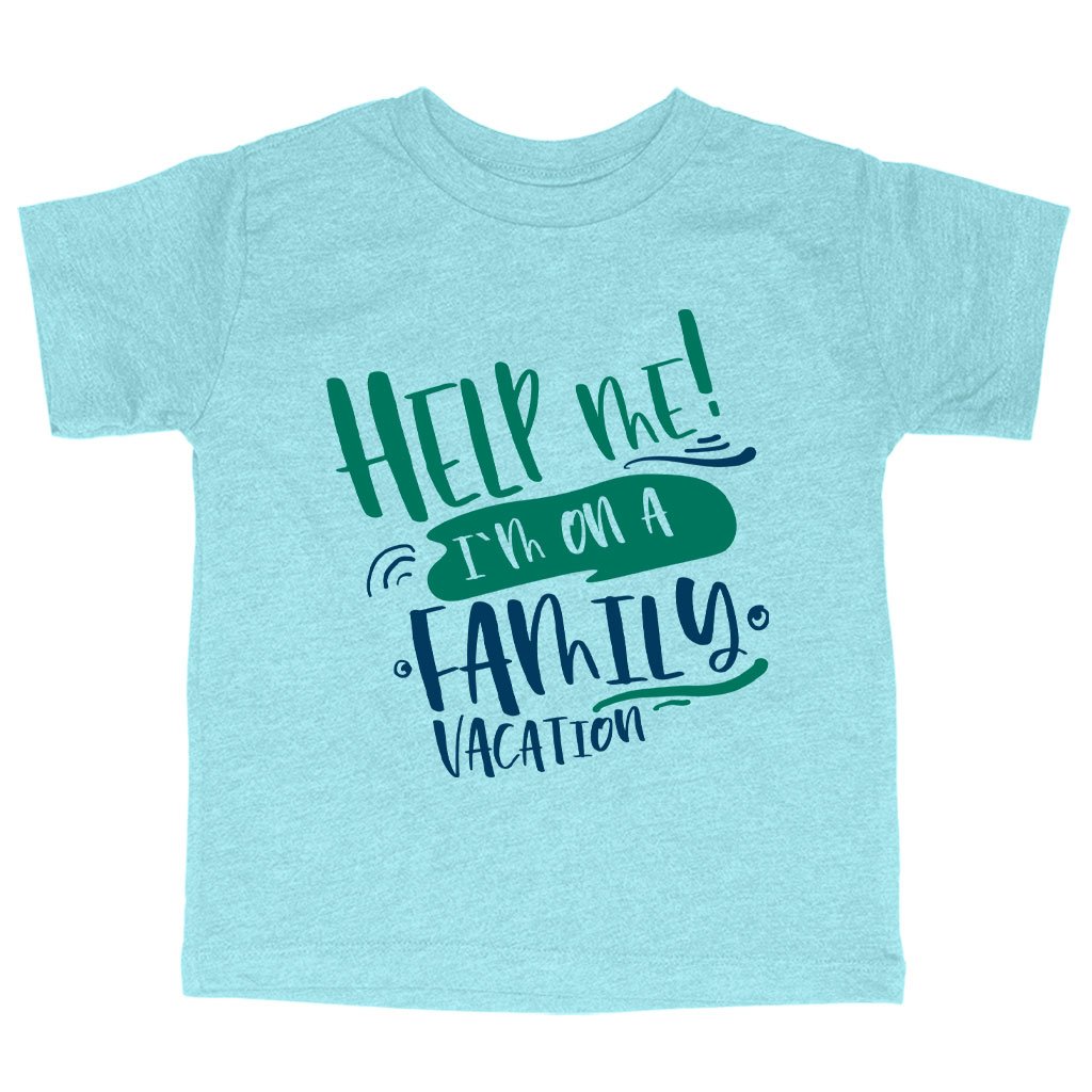 Triblend Toddler Help Me T-Shirt - Holiday T-Shirts for Family - Funny Family T-Shirt