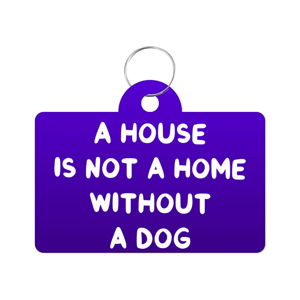 Dog Lover Pet ID Tag - Themed Pet Tag - Cute Pet ID Tag