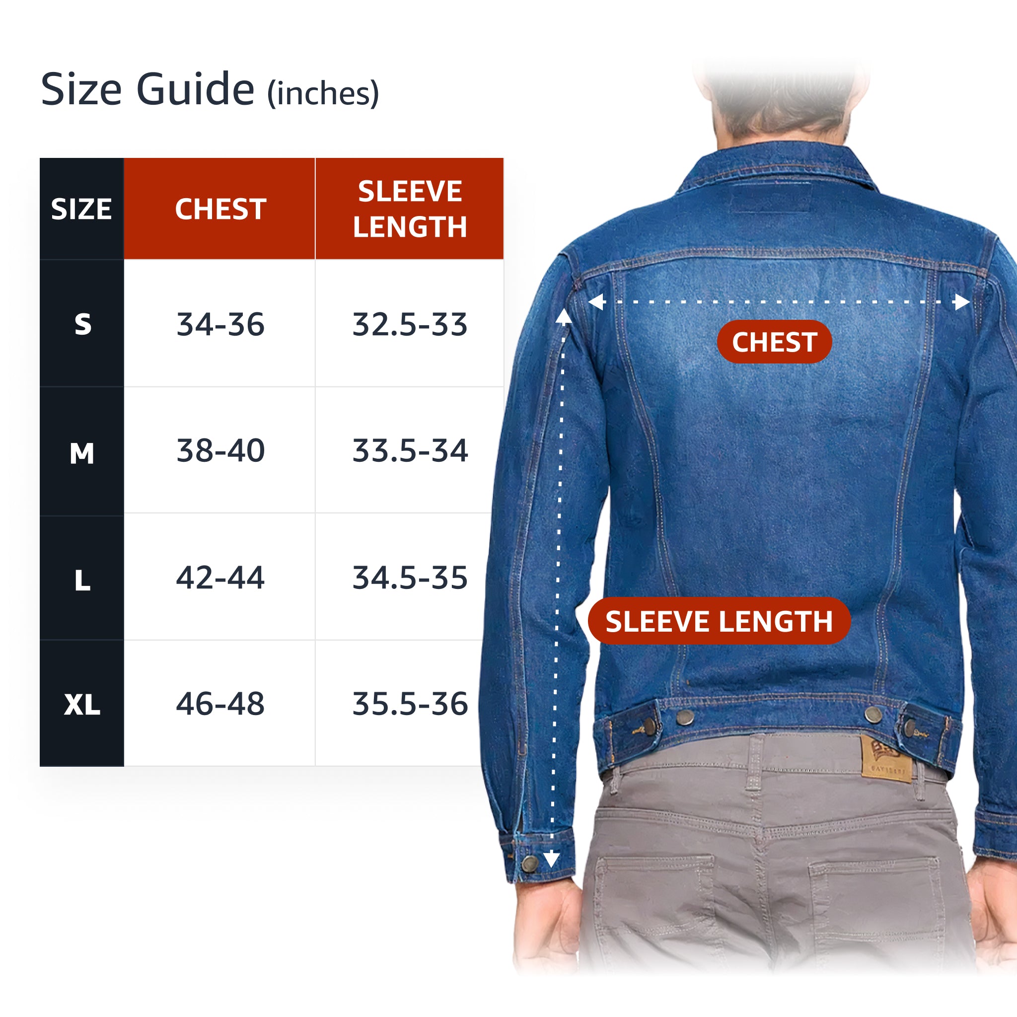No Pain No Gain Dark Washed Men's Denim Jacket - Trendy Denim Jacket - Best Design Jacket for Men