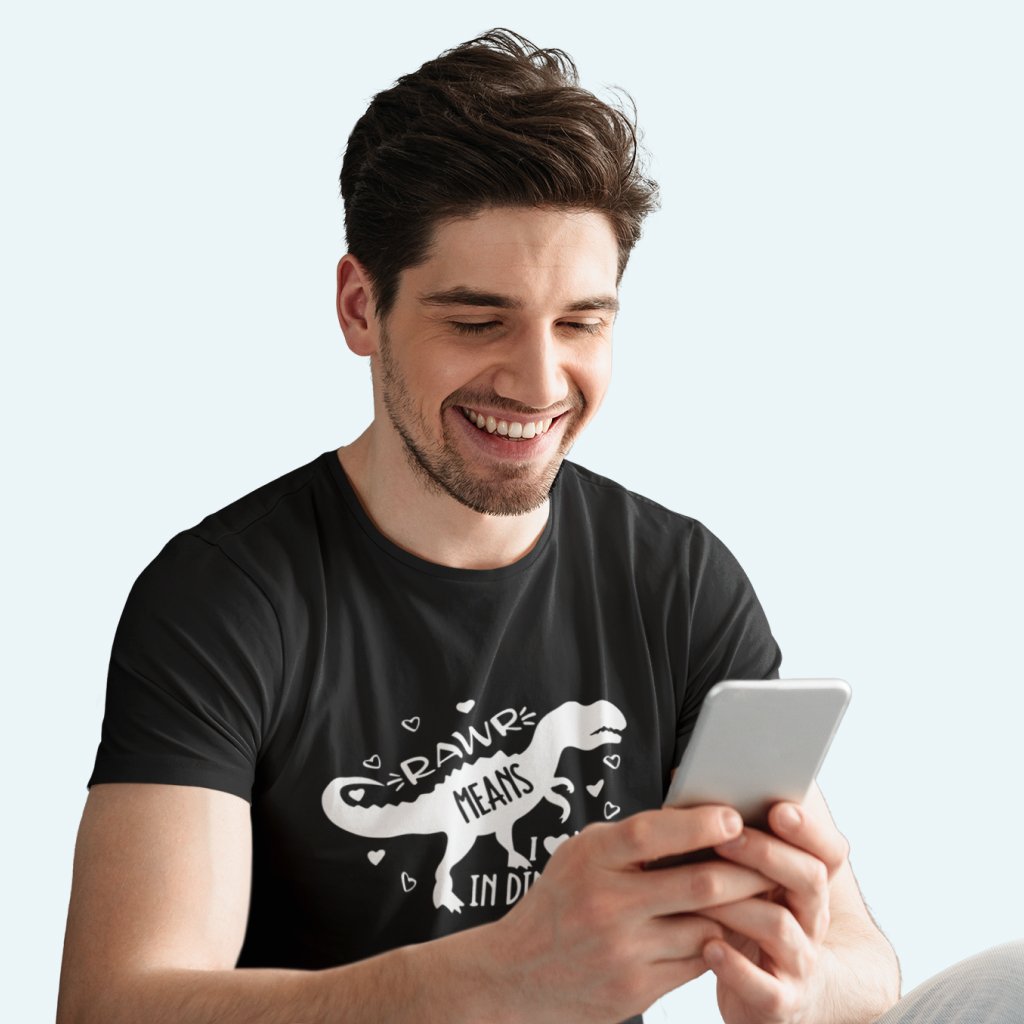 Dinosaur Valentine Shirt Made in USA