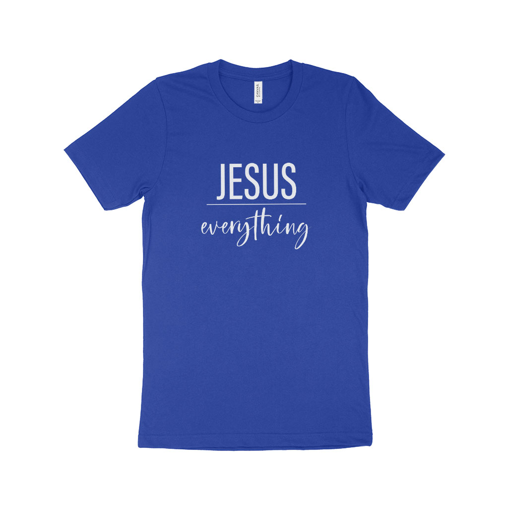 Jesus Everything Unisex Jersey T-Shirt Made in USA