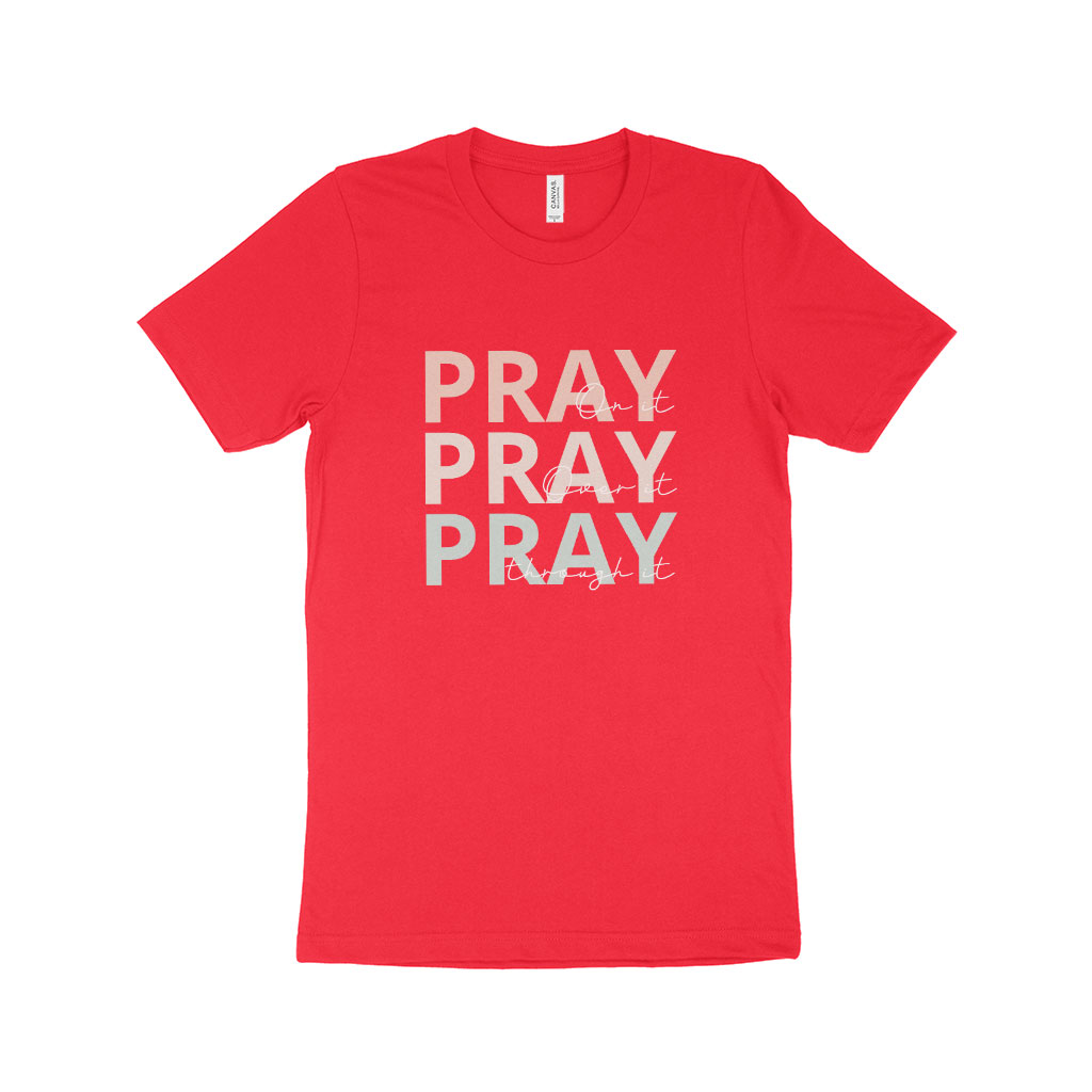 Pray On It Unisex Jersey T-Shirt Made in USA