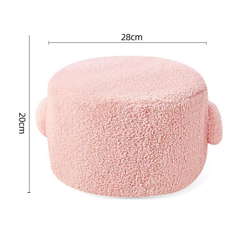 Modern Korean Style Wooden Stool & Ottoman