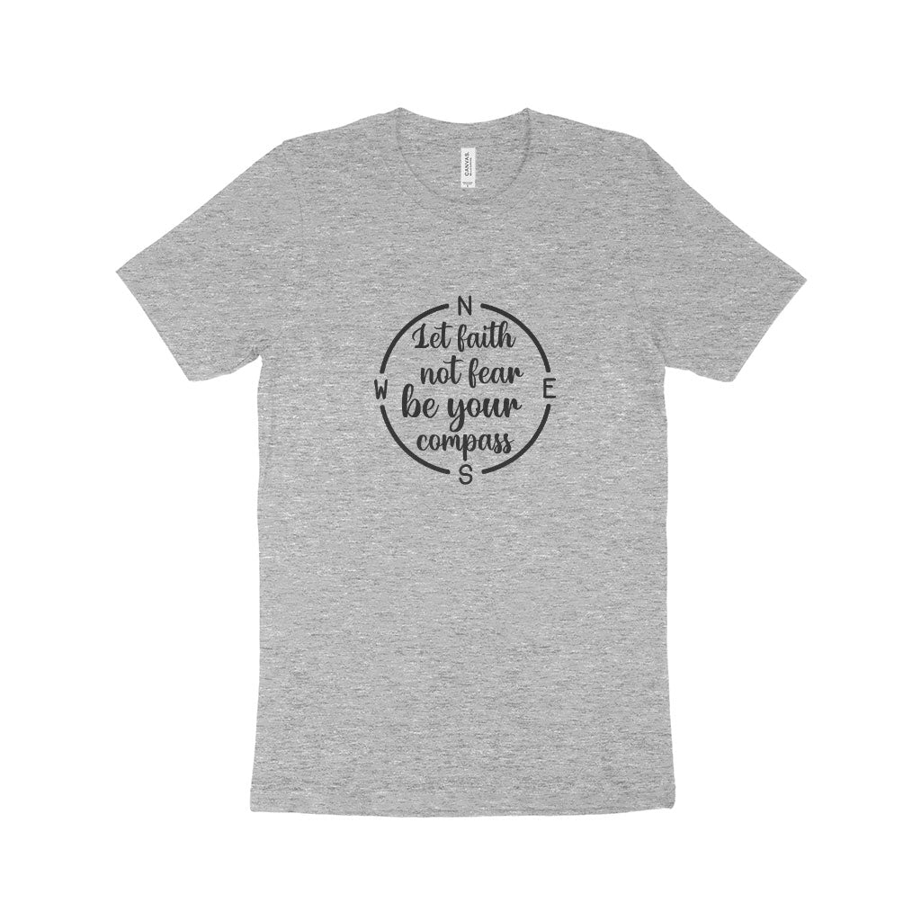 Let Faith Be Your Compass Unisex Jersey T-Shirt Made in USA