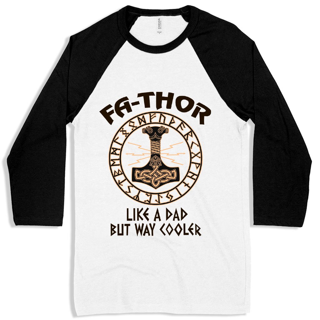 Fa-Thor Baseball T-Shirt - Thor Father's Day T-Shirt