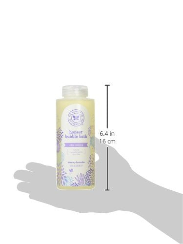 The Honest Company Foaming Bubble Bath | Gentle for Baby | Naturally Derived, Tear-free, Hypoallergenic | Lavender Calm, 12 fl oz