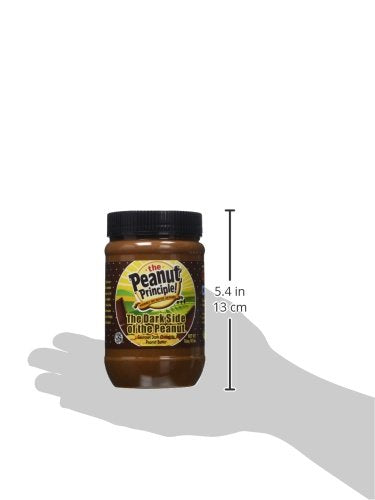 The Peanut Principle Gourmet Nut Butter Company Dark Side of The Peanut Nut Butter, 16 Ounce