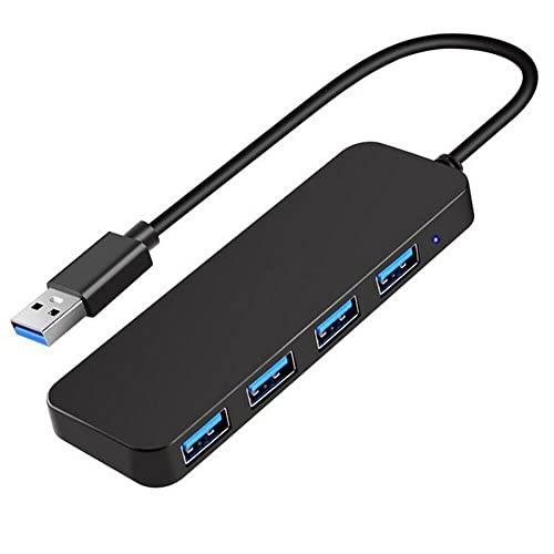 USB 3.0 Hub, VIENON 4-Port USB Hub USB Splitter USB Expander for Laptop, Xbox, Flash Drive, HDD, Console, Printer, Camera,Keyborad, Mouse(Not for Charging)