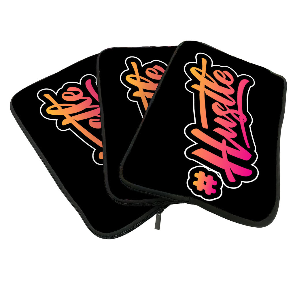 Hustle MacBook Pro 14" Two-Sided Sleeve - Hashtag Laptop Sleeve - Cool Printed MacBook Sleeve