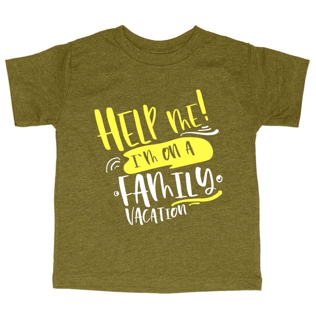 Triblend Toddler Help Me T-Shirt - Holiday T-Shirts for Family - Funny Family T-Shirt