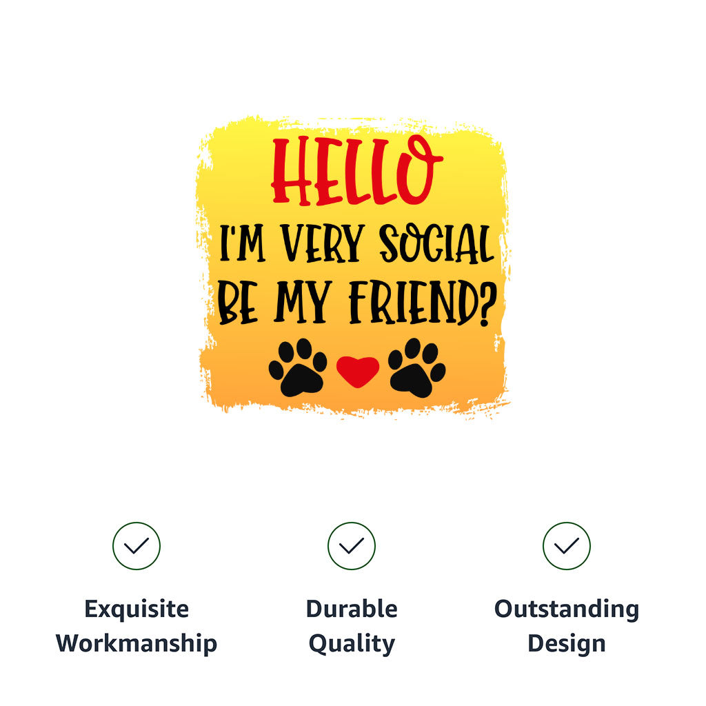 Friend Pet Bandana Collar - Colorful Scarf Collar - Printed Dog Bandana