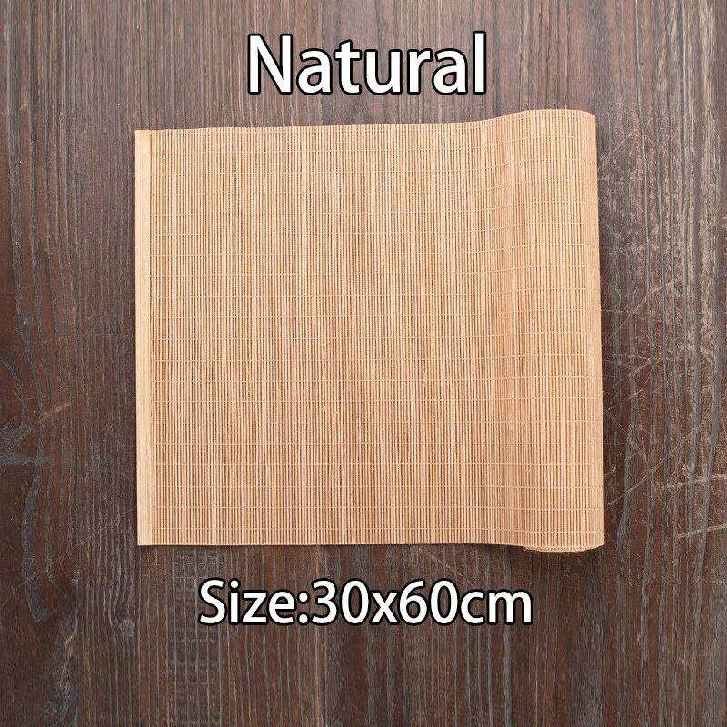 Elegant Bamboo Table Mat - Eco-Friendly Japanese Style Insulated Dining Runner