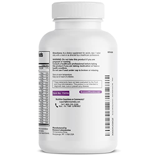 Bronson ONE Daily Women’s 50+ Complete Multivitamin Multimineral, 180 Tablets