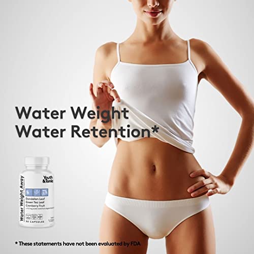 Youth & Tonic Shred Sculpt Lean 3 x Diet Pills w Water Weight Away & Cortithermo Shape & Bedtime Trim as Support for Metabolism Energy Cravings Water Retention Loss & Belly Bloating for Women & Men