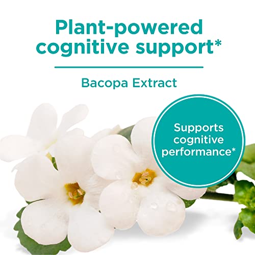 One-A-Day Cognitive Supplement – Memory and Focus Supplements for Adults, Brain Function Support with Bacopa, Rhodiola, & Holy Basil for Cognitive Performance 30 Capsules