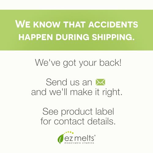 EZ Melts Dissolvable Multivitamin with Iron for Women & Men, Sugar-Free, 1-Month Supply