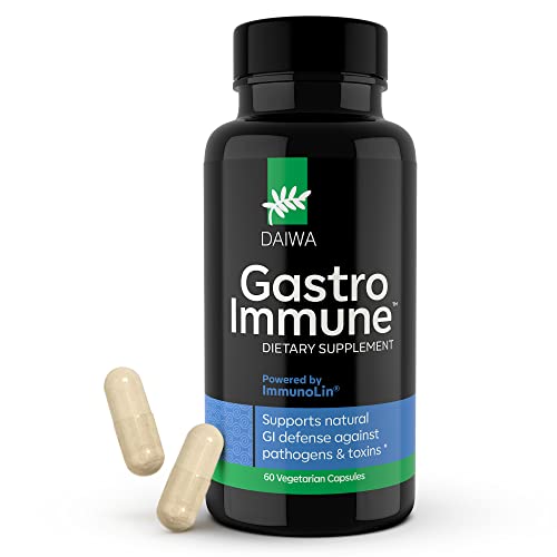 Daiwa GastroImmune SBI Immunoglobulin Supplement with ImmunoLin Immune Support and Gut Health Supplements for Women and Men.