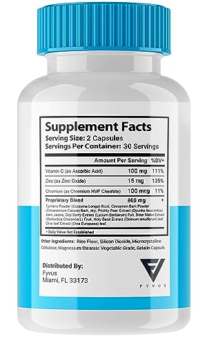 (2 Pack) Glucotrust Capsules, Gluco Trust Blood-Sugar Pills Original - Glucotrust Reviews Supplement Maximum Edge Advanced Formula Gluctrust Tablets Glucose Complex Balance Health (120 Capsules)