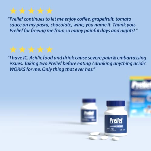 Prelief Acid Reducer Caplets Dietary Supplement, 120 Count