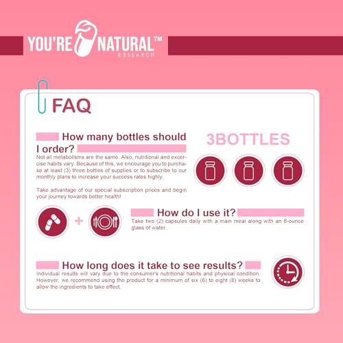 YOU'RE NATURAL Prenatal and Postnatal Vitamins for Women with Folate, DHA, Probiotics, Iron, Myo Inositol, Biotin, D3, B12 to Support Fetal Development, Pregnancy Must Have. 30 Day Supply