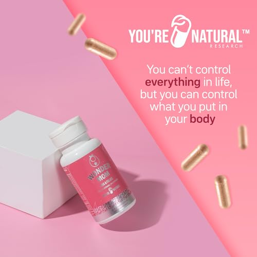 YOU'RE NATURAL Prenatal and Postnatal Vitamins for Women with Folate, DHA, Probiotics, Iron, Myo Inositol, Biotin, D3, B12 to Support Fetal Development, Pregnancy Must Have. 30 Day Supply
