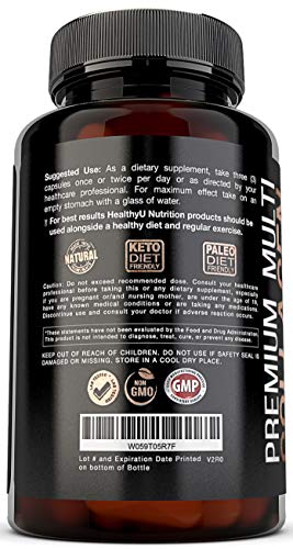 Premium Multi Collagen Peptides Pills - Hydrolyzed Collagen Capsules for Men and Women Types 1 2 3 5 10 - Radiant Skin Strong Hair and Nails - Healthy Bones Strong Joints and Muscles - 90 Capsules