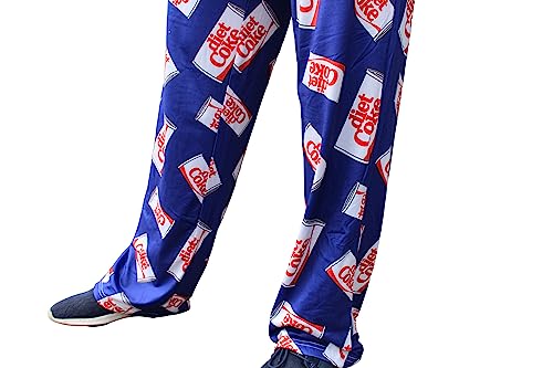 BRIEF INSANITY Lounge Pajama Pants for Men and Women| Must Be a Diet Coke Thing Can Print Bottoms - Comfy, Ultra Soft, Novelty Unisex Loungewear Pants (Diet Coke Thing Pants, Large)