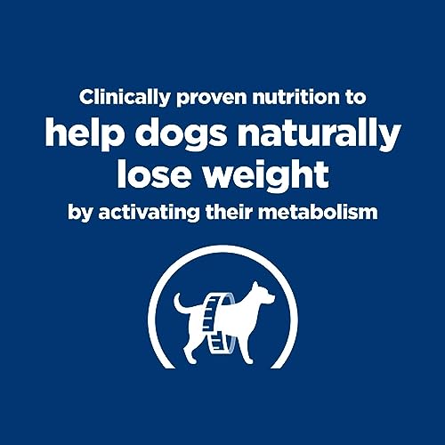 Hill's Prescription Diet Metabolic Weight Management Chicken Flavor Wet Dog Food, Veterinary Diet, 13 oz. Cans, 12-Pack