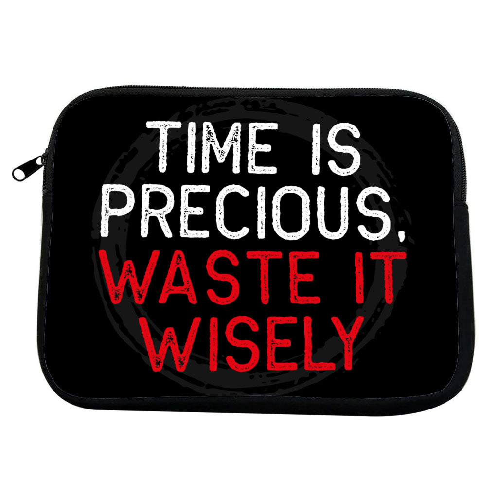 Printed Quote MacBook Pro 14" Two-Sided Sleeve - Cool Laptop Sleeve - Trendy MacBook Sleeve