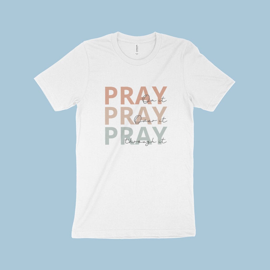 Pray On It Unisex Jersey T-Shirt Made in USA