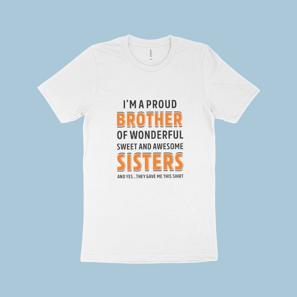 Proud Brother Men's Jersey T-Shirt Made in USA