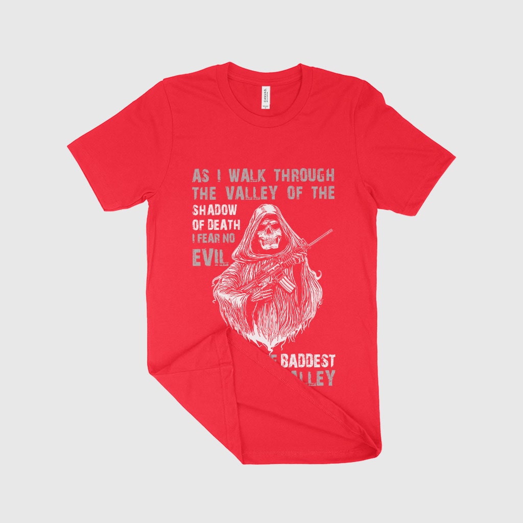 Baddest in the Valley Unisex Jersey T-Shirt Made in USA