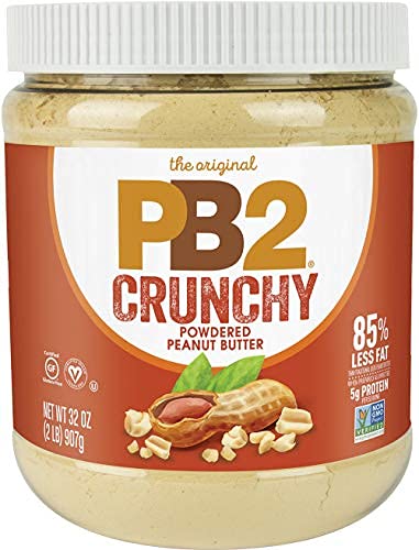 PB2 Crunchy Powdered Peanut Butter - Peanut Butter Powder with Small Crunchy Peanut Pieces
