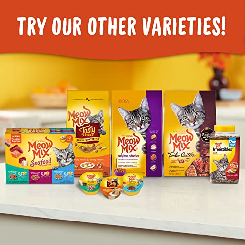 Meow Mix Tender Favorites Wet Cat Food, Tuna & Whole Shrimp in Sauce, 2.75 Ounce Cup (Pack of 48) (Packaging May Vary)