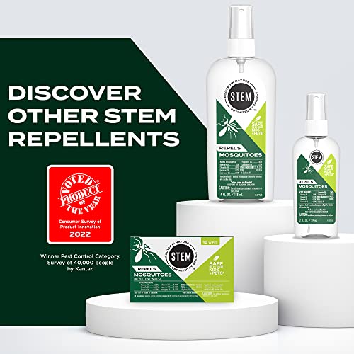 Stem Repels Mosquitoes: Mosquito Repellent Spray With Botanical Extracts; 4 fl oz (Pack of 3)