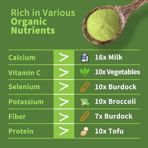 Kale Powder Natural - Green Superfood for Kale Drink,Antioxidant, Supports osteoporosis & Function Supplement, Rich in Dietary Fiber & Mineral, Vegan, 8oz