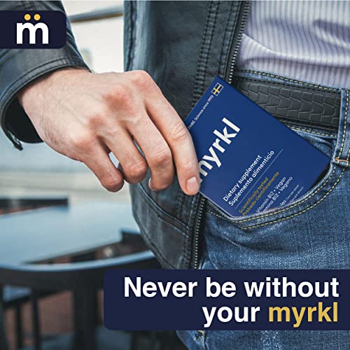 Myrkl Unique Pre-Drinking Supplement for Liver Health Support, Helps Morning Energy with High-Performing Probiotic, L Cysteine & Vitamin B12, Social Evening, Party & Vacation Essentials, 30 Capsules