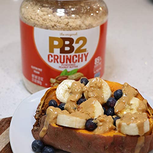PB2 Crunchy Powdered Peanut Butter - Peanut Butter Powder with Small Crunchy Peanut Pieces