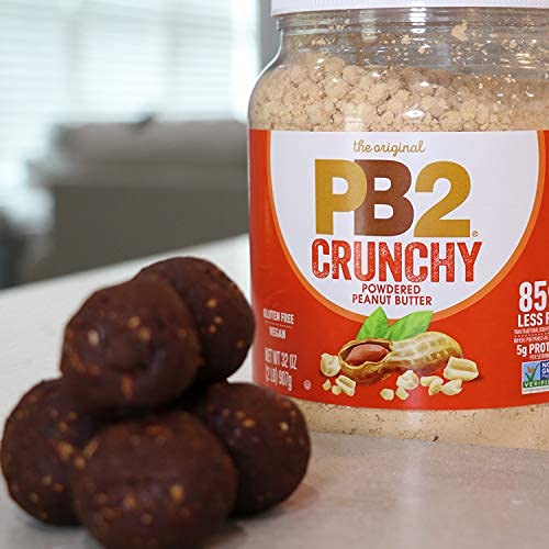 PB2 Crunchy Powdered Peanut Butter - Peanut Butter Powder with Small Crunchy Peanut Pieces