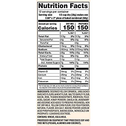 Marie Callender s CornBread Mix, Honey Butter, Just Add Water, Mix, and Bake. Makes 8 Loaf (Pack of 1)