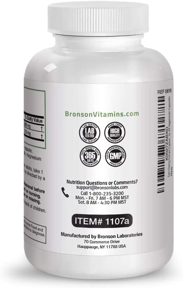 Bronson Tart Cherry Extract + Celery Seed Capsules - Powerful Uric Acid Cleanse, Joint Mobility Support & Muscle Recovery Supplement - Non-GMO Formula - 60 Vegetarian Capsules