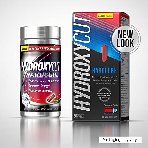 Weight Loss Pills For Women & Men | Hydroxycut Hardcore | Weight Loss Supplement Pills | Energy Pills To Lose Weight | Metabolism Booster For Weight Loss | Weightloss & Energy Supplements | 60 Pills