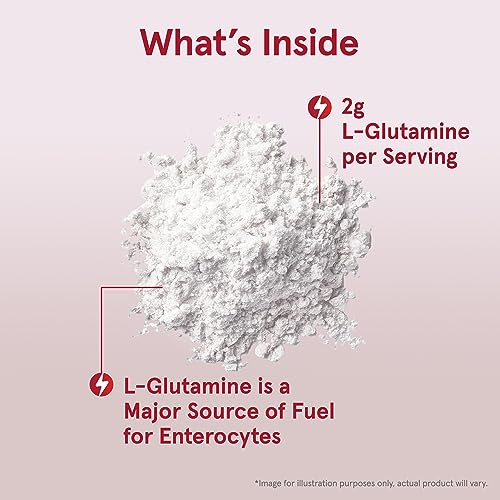 Jarrow Formulas L-Glutamine 2 g, Dietary Supplement for Muscle Tissue, Multifunctional Amino Acid, Immune Support, 1000 g (2.2 lb) Powder, Approximately 500 Day Supply