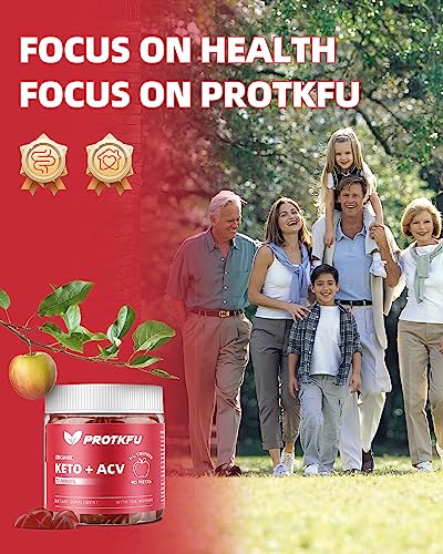 ProTKFU Keto Acv Gummies Advanced Weight Management Loss Gummies | 90 Counts | Apple Cider Vinegar Supplement | Sugar Free, Non-GMO, Gluten Free Gummies for Adults