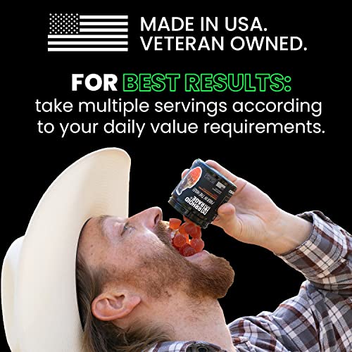 Rrhoid Rage - Fiber and Magnesium Gummies, Supports Digestive Health, Relieves Constipation, Helps Prevent Hemorrhoids, Has Both Soluble and Insoluble Fiber, Made in USA, 60 ct (1)