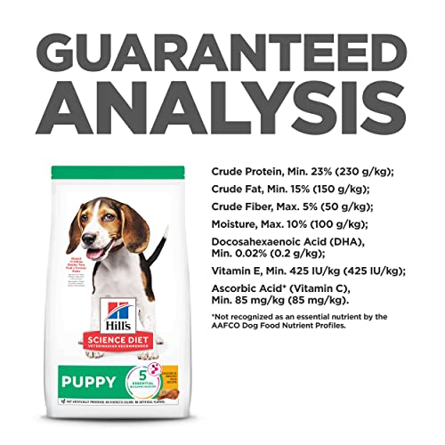 Hill's Science Diet Puppy Chicken Meal & Brown Rice Recipe Dry Dog Food, 27.5 lb. Bag