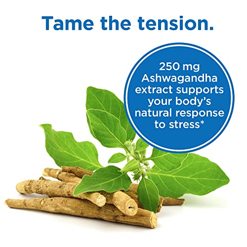 One A Day Stress Supplement – Occasional Stress Relief Supplement, Formulated with Ashwagandha, Passionflower and Valerian Extracts for Nervous System Support, 30 Capsules