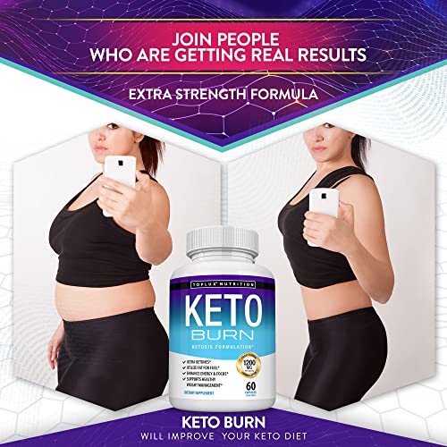 Keto Burn Pills Ketosis - 1200 Mg Ultra Advanced Natural Ketogenic Using Ketone Diet Support Energy Focus Men Women 120 Capsules